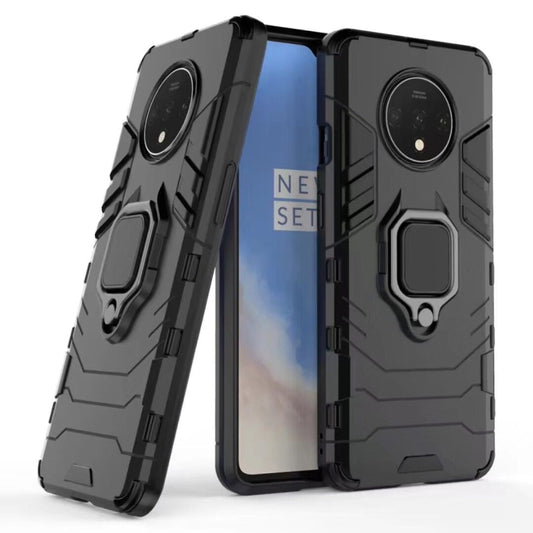 For OnePlus 7T Shockproof PC + TPU Case with Magnetic Ring Holder, For OnePlus 7T