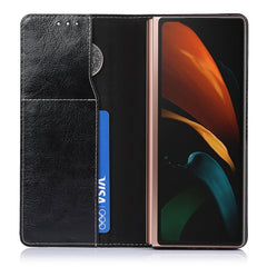 2 In 1 Crazy Horse Texture Split Horizontal Flip Leather Case with Holder & Card Slot, For Samsung Galaxy Z Fold2 5G