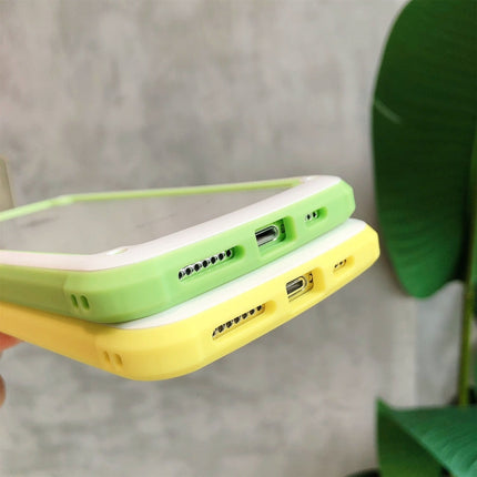 Candy-Colored TPU Transparent Shockproof Case, For iPhone X / XS, For iPhone XR, For iPhone XS Max