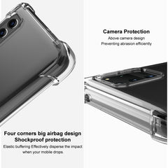 For OnePlus Nord CE 5G IMAK All-inclusive Shockproof Airbag TPU Case (Transparent Black), For OnePlus Nord CE 5G