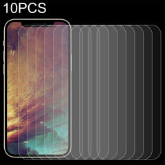 For iPhone 16e / 13 / 13 Pro 10pcs 0.26mm 9H 2.5D Tempered Glass Film, For iPhone 13 mini (10pcs), For iPhone 16e / 13 / 13 Pro  (10pcs), For iPhone 13 Pro Max (10pcs)