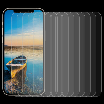 For iPhone 17e / 16e / 13 / 13 Pro 50pcs 0.26mm 9H 2.5D Tempered Glass Film, For iPhone 13 mini (50pcs), For  iPhone 17e / 16e / 13 / 13 Pro (50pcs), For iPhone 13 Pro Max (50pcs)