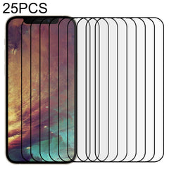 For iPhone 16e / 13 / 13 Pro 25pcs Full Glue Full Screen Tempered Glass Film, For iPhone 13 mini (25pcs), For iPhone 16e / 13 / 13 Pro  (25pcs), For iPhone 13 Pro Max (25pcs)