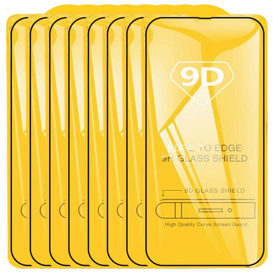 For iPhone 16e / 13 / 13 Pro 25pcs 9D Full Glue Full Screen Tempered Glass Film, For iPhone 13 mini (25pcs), For iPhone 13 / 13 Pro  (25pcs), For iPhone 13 Pro Max (25pcs)