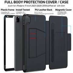 Smart B Magnetic Horizontal Flip Leather Case with 7-speed Bracket & Card Slots & Pen Slot & Sleep / Wake-up Function