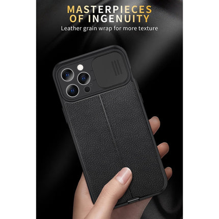 Litchi Texture Sliding Camshield TPU Protective Case, For iPhone 11, For iPhone 11 Pro, For iPhone 11 Pro Max, For iPhone 12 mini, For iPhone 12, For iPhone 12 Pro, For iPhone 12 Pro Max