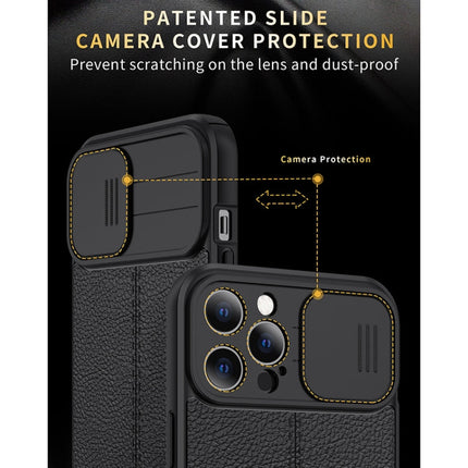 Litchi Texture Sliding Camshield TPU Protective Case, For iPhone 11, For iPhone 11 Pro, For iPhone 11 Pro Max, For iPhone 12 mini, For iPhone 12, For iPhone 12 Pro, For iPhone 12 Pro Max