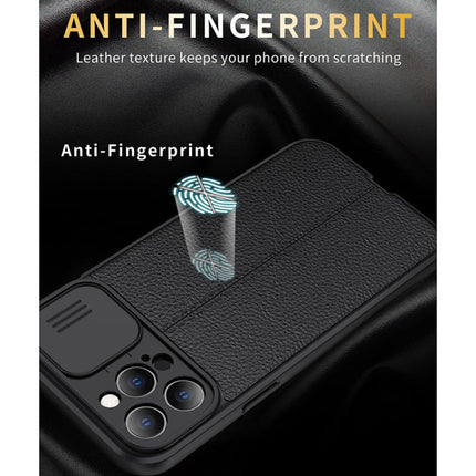 Litchi Texture Sliding Camshield TPU Protective Case, For iPhone 11, For iPhone 11 Pro, For iPhone 11 Pro Max, For iPhone 12 mini, For iPhone 12, For iPhone 12 Pro, For iPhone 12 Pro Max