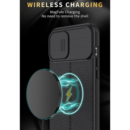 Litchi Texture Sliding Camshield TPU Protective Case, For iPhone 11, For iPhone 11 Pro, For iPhone 11 Pro Max, For iPhone 12 mini, For iPhone 12, For iPhone 12 Pro, For iPhone 12 Pro Max