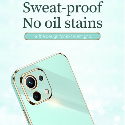 XINLI Straight Edge 6D Electroplate TPU Phone Case