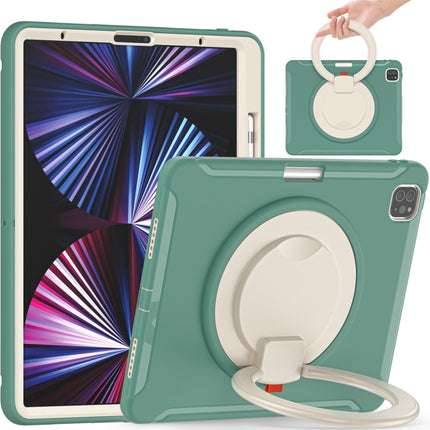 Shockproof TPU + PC Protective Case with 360 Degree Rotation Foldable Handle Grip Holder & Pen Slot, For iPad Pro 12.9 2022 / 2021