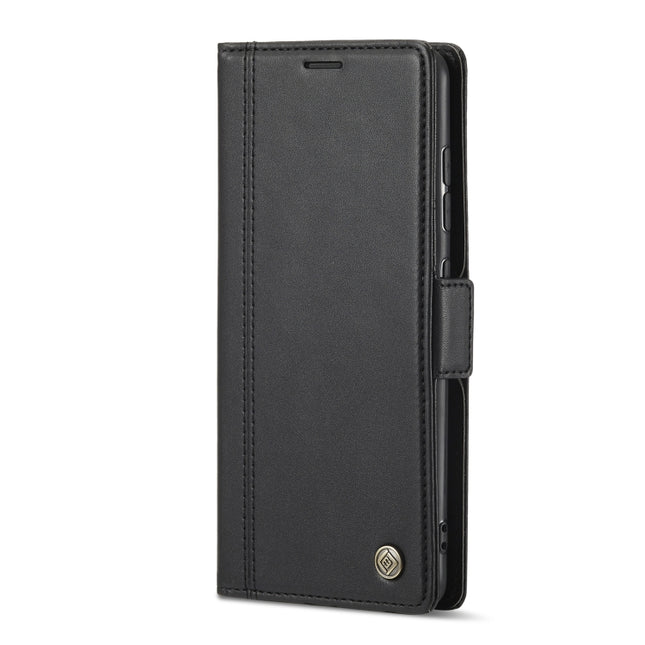 LC.IMEEKE Magnetic Buckle PU + TPU Horizontal Flip Leather Case with Holder & Card Slots & Wallet