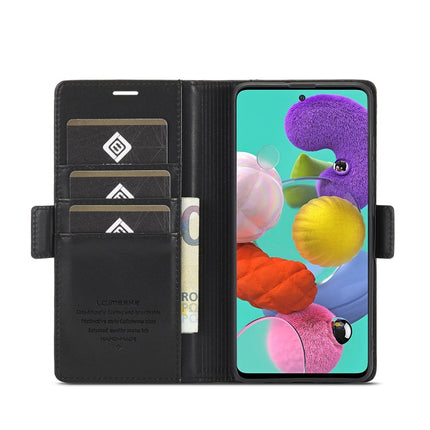 LC.IMEEKE Magnetic Buckle PU + TPU Horizontal Flip Leather Case with Holder & Card Slots & Wallet, For Samsung Galaxy A02s, For Samsung Galaxy A12, For Samsung Galaxy A22 4G, For Samsung Galaxy A22 5G