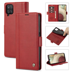 LC.IMEEKE Magnetic Buckle PU + TPU Horizontal Flip Leather Case with Holder & Card Slots & Wallet, For Samsung Galaxy A02s, For Samsung Galaxy A12, For Samsung Galaxy A22 4G, For Samsung Galaxy A22 5G