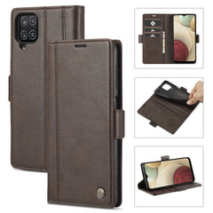 LC.IMEEKE Magnetic Buckle PU + TPU Horizontal Flip Leather Case with Holder & Card Slots & Wallet, For Samsung Galaxy A02s, For Samsung Galaxy A12, For Samsung Galaxy A22 4G, For Samsung Galaxy A22 5G