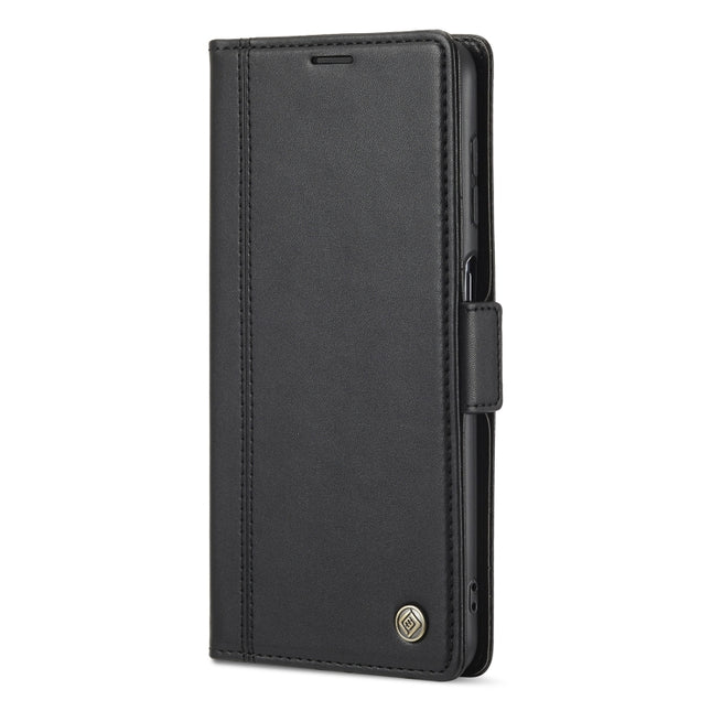 LC.IMEEKE Magnetic Buckle PU + TPU Horizontal Flip Leather Case with Holder & Card Slots & Wallet