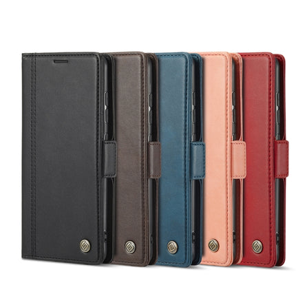 LC.IMEEKE Magnetic Buckle PU + TPU Horizontal Flip Leather Case with Holder & Card Slots & Wallet