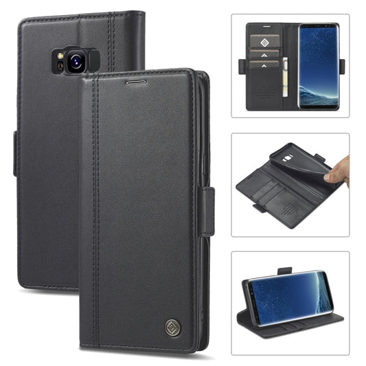 LC.IMEEKE Magnetic Buckle PU + TPU Horizontal Flip Leather Case with Holder & Card Slots & Wallet, For Samsung Galaxy S8+, For Samsung Galaxy S9, For Samsung Galaxy S9+, For Samsung Galaxy S10