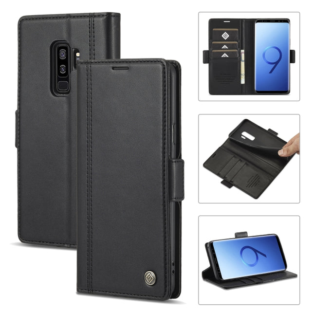 LC.IMEEKE Magnetic Buckle PU + TPU Horizontal Flip Leather Case with Holder & Card Slots & Wallet, For Samsung Galaxy S9+, For Samsung Galaxy S10, For Samsung Galaxy S10+, For Samsung Galaxy S20