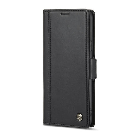LC.IMEEKE Magnetic Buckle PU + TPU Horizontal Flip Leather Case with Holder & Card Slots & Wallet