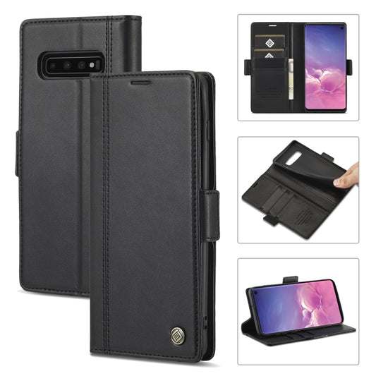 LC.IMEEKE Magnetic Buckle PU + TPU Horizontal Flip Leather Case with Holder & Card Slots & Wallet, For Samsung Galaxy S10+, For Samsung Galaxy S20, For Samsung Galaxy S20+, For Samsung Galaxy S20 FE
