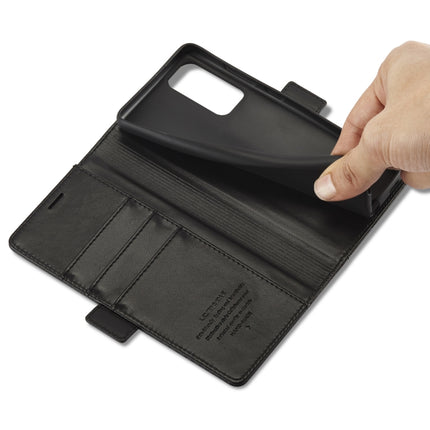 LC.IMEEKE Magnetic Buckle PU + TPU Horizontal Flip Leather Case with Holder & Card Slots & Wallet