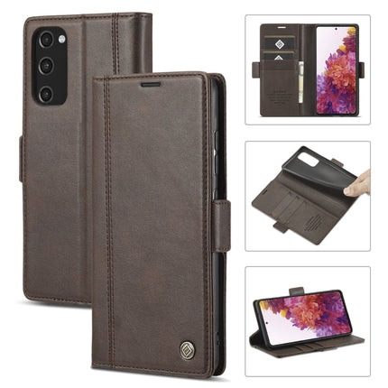 LC.IMEEKE Magnetic Buckle PU + TPU Horizontal Flip Leather Case with Holder & Card Slots & Wallet, For Samsung Galaxy S20+, For Samsung Galaxy S20 FE, For Samsung Galaxy S21 5G, For Samsung Galaxy S21+ 5G