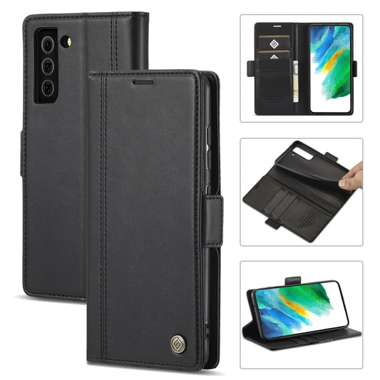 LC.IMEEKE Magnetic Buckle PU + TPU Horizontal Flip Leather Case with Holder & Card Slots & Wallet, For Samsung Galaxy S21 5G, For Samsung Galaxy S21+ 5G, For Samsung Galaxy S21 FE 5G