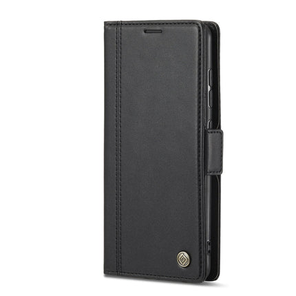 LC.IMEEKE Magnetic Buckle PU + TPU Horizontal Flip Leather Case with Holder & Card Slots & Wallet, For Samsung Galaxy S21 FE 5G