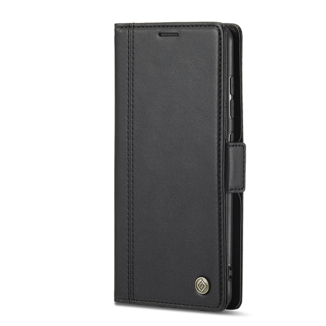 LC.IMEEKE Magnetic Buckle PU + TPU Horizontal Flip Leather Case with Holder & Card Slots & Wallet