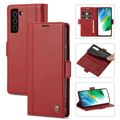 LC.IMEEKE Magnetic Buckle PU + TPU Horizontal Flip Leather Case with Holder & Card Slots & Wallet, For Samsung Galaxy S21 5G, For Samsung Galaxy S21+ 5G, For Samsung Galaxy S21 FE 5G