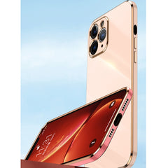 XINLI Straight Edge 6D Electroplate TPU Phone Case, For iPhone 11, For iPhone 11 Pro, For iPhone 11 Pro Max