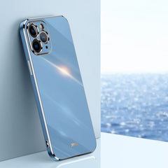 XINLI Straight Edge 6D Electroplate TPU Phone Case, For iPhone 11, For iPhone 11 Pro, For iPhone 11 Pro Max