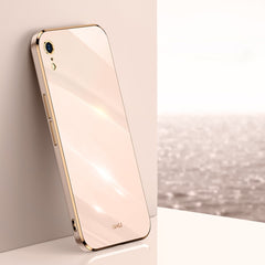 XINLI Straight Edge 6D Electroplate TPU Phone Case