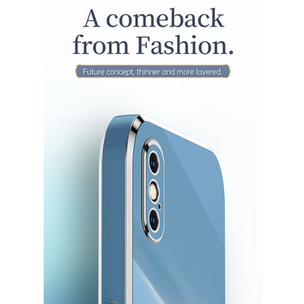 XINLI Straight Edge 6D Electroplate TPU Phone Case