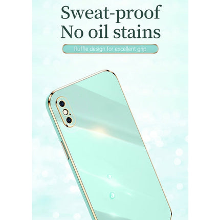 XINLI Straight Edge 6D Electroplate TPU Phone Case