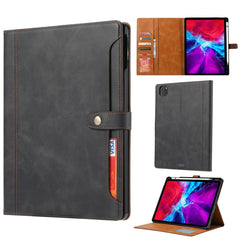 Calf Texture Double Fold Clasp Horizontal Flip Leather Case with Photo Frame & Holder & Card Slots & Wallet, For iPad Pro 11 inch 2022/2021/2020, For iPad Pro 12.9 inch 2022/2021/2020, For iPad Air 13 2024 / iPad Pro 12.9 inch 2022/2021/2020