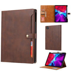 Calf Texture Double Fold Clasp Horizontal Flip Leather Case with Photo Frame & Holder & Card Slots & Wallet, For iPad Pro 11 inch 2022/2021/2020, For iPad Pro 12.9 inch 2022/2021/2020, For iPad Air 13 2024 / iPad Pro 12.9 inch 2022/2021/2020