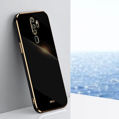 XINLI Straight Edge 6D Electroplate TPU Phone Case, For OPPO A9 2020 / A11x, For OPPO A15, For OPPO A52