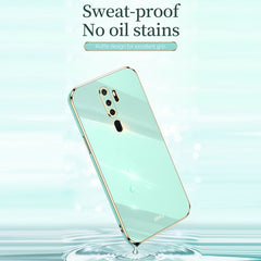 XINLI Straight Edge 6D Electroplate TPU Phone Case, For OPPO A9 2020 / A11x, For OPPO A15, For OPPO A52