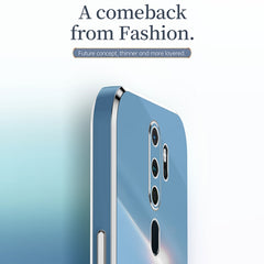 XINLI Straight Edge 6D Electroplate TPU Phone Case, For OPPO A9 2020 / A11x, For OPPO A15, For OPPO A52