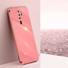 XINLI Straight Edge 6D Electroplate TPU Phone Case, For OPPO A9 2020 / A11x, For OPPO A15, For OPPO A52