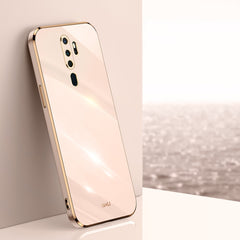 XINLI Straight Edge 6D Electroplate TPU Phone Case, For OPPO A9 2020 / A11x, For OPPO A15, For OPPO A52