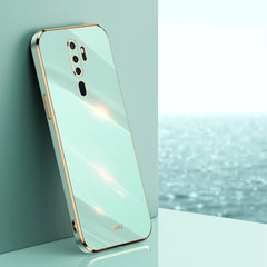 XINLI Straight Edge 6D Electroplate TPU Phone Case, For OPPO A9 2020 / A11x, For OPPO A15, For OPPO A52