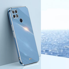 XINLI Straight Edge 6D Electroplate TPU Phone Case, For OPPO A9 2020 / A11x, For OPPO A15, For OPPO A52
