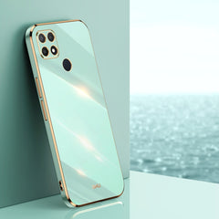 XINLI Straight Edge 6D Electroplate TPU Phone Case, For OPPO A9 2020 / A11x, For OPPO A15, For OPPO A52