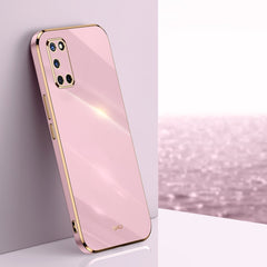 XINLI Straight Edge 6D Electroplate TPU Phone Case, For OPPO A9 2020 / A11x, For OPPO A15, For OPPO A52