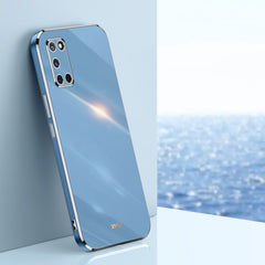 XINLI Straight Edge 6D Electroplate TPU Phone Case, For OPPO A9 2020 / A11x, For OPPO A15, For OPPO A52