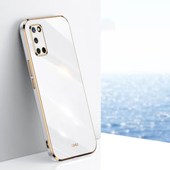 XINLI Straight Edge 6D Electroplate TPU Phone Case, For OPPO A9 2020 / A11x, For OPPO A15, For OPPO A52