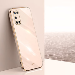 XINLI Straight Edge 6D Electroplate TPU Phone Case, For OPPO A9 2020 / A11x, For OPPO A15, For OPPO A52